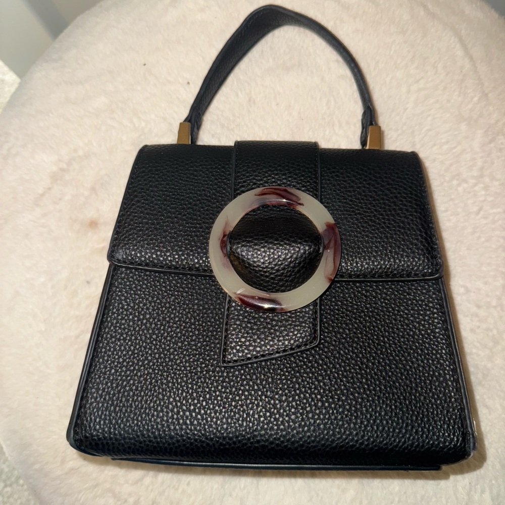 Like Dreams Black Leather Bag - Picture 4 of 8